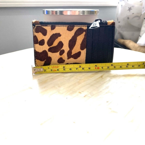 Aimee Kestenberg Jungle Leopard Calf Hair Card Holder - Picture 5 of 6